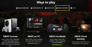 Label Xbox Handheld Diperkenalkan Untuk Permainan Yang Boleh Dimainkan Pada Konsol PC Mudah Alih Windows