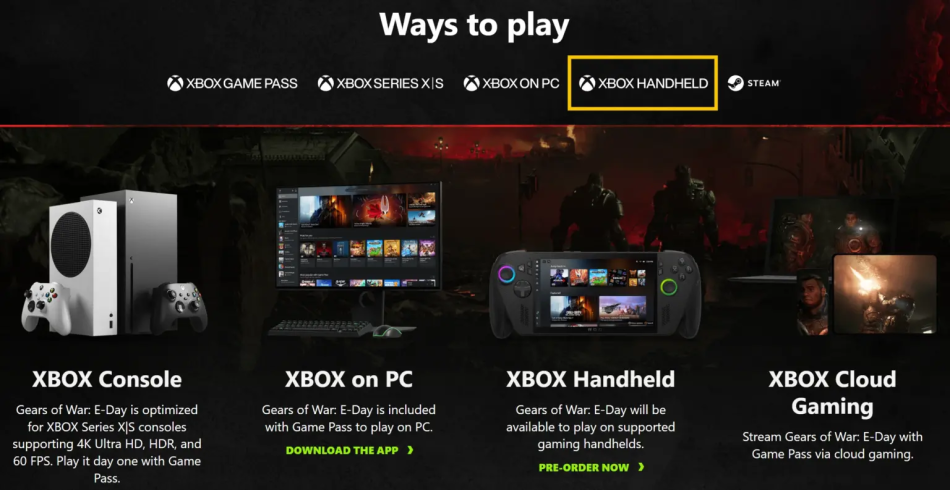 Label Xbox Handheld Diperkenalkan Untuk Permainan Yang Boleh Dimainkan Pada Konsol PC Mudah Alih Windows