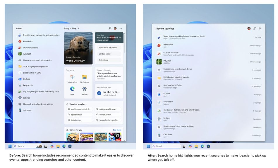 Fungsi Search Windows 11 Kini Memfokuskan Pada Fail Tersimpan Dalam PC
