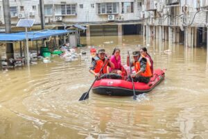 Lebih 130,000 dipindahkan akibat banjir di China