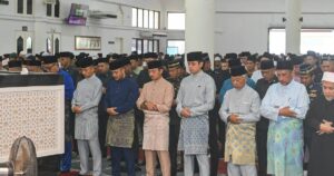Al-Sultan Abdullah leads Aidiladha observance in Pahang