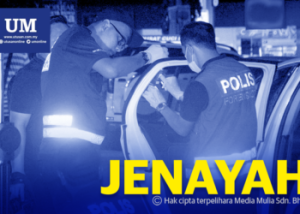 Anggota polis putus telinga digigit