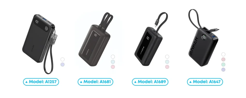 Anker Malaysia Melakukan Penarikan Semula  Untuk 4 Model Powerbank