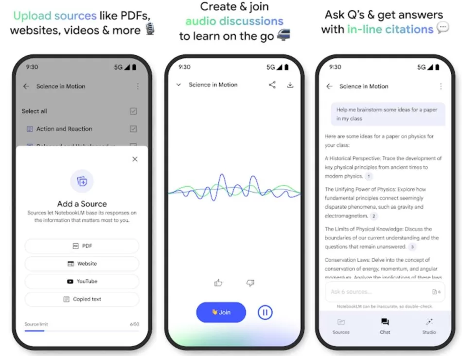 Aplikasi Google NotebookLM Kini Boleh Dimuat Turun Di Android dan iOS