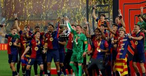 Barca edge Real Madrid in extra-time to win wild Copa del Rey final