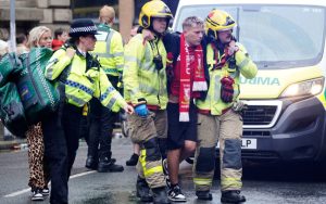 British man detained after car hits fans at Liverpool parade