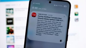 CIMB Akan Menghantar Notifikasi Transaksi Melalui Aplikasi CIMB OCTO Berkuat-kuasa 17 Mei 2025 – Tiada Lagi SMS