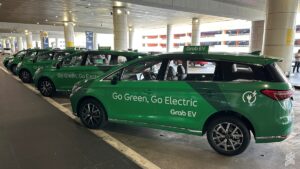Can you book Grab EV service outside of KLIA?