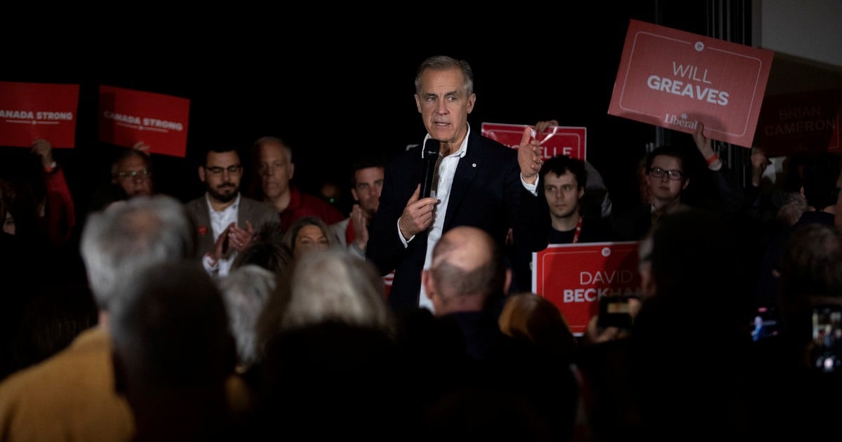 Canadians cast votes as fears of US domination grow