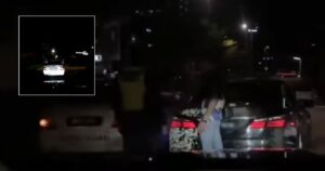 Cops berated over patrol car breakdown in viral dashcam clip