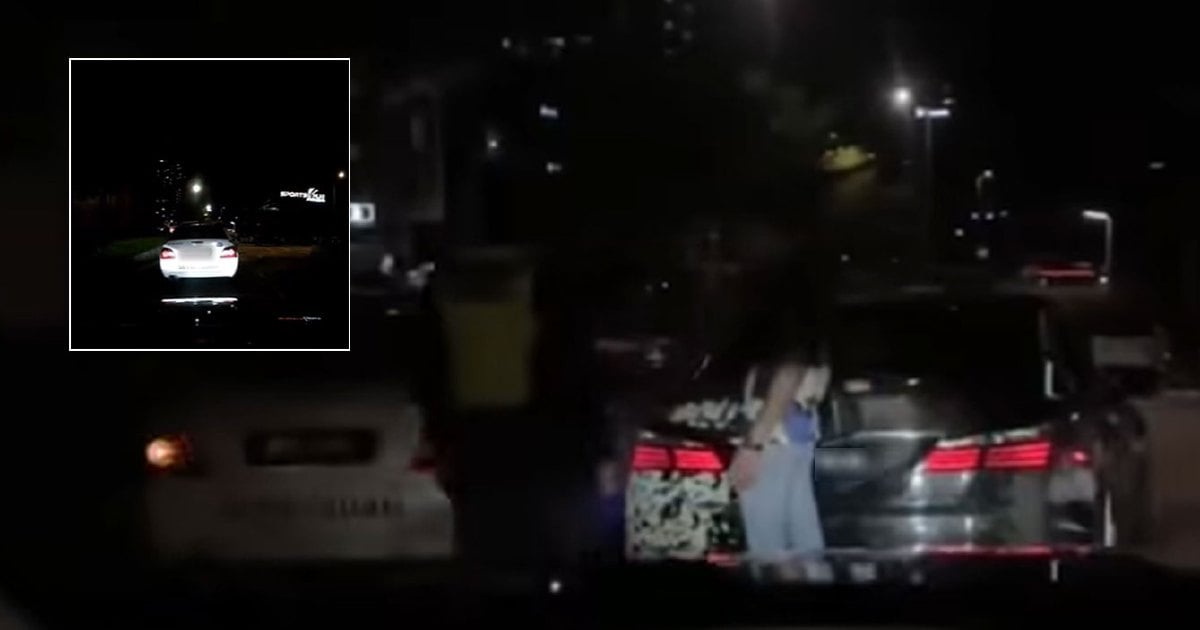 Cops berated over patrol car breakdown in viral dashcam clip