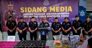 Cops seize 44kg of drugs worth RM4.6m in Manjung raids