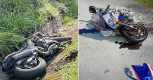 Cops track bikers after viral highway crash