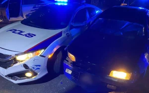 Couple leads cops on 96km car chase involving 14 police MPVs