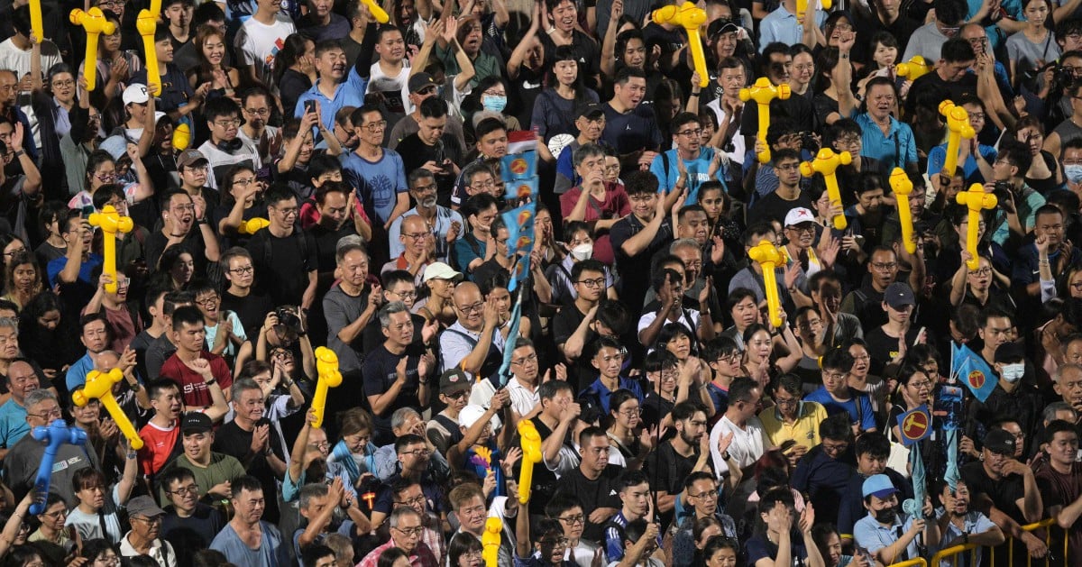 Crowds flock to Singapore opposition rallies after 10-year pause