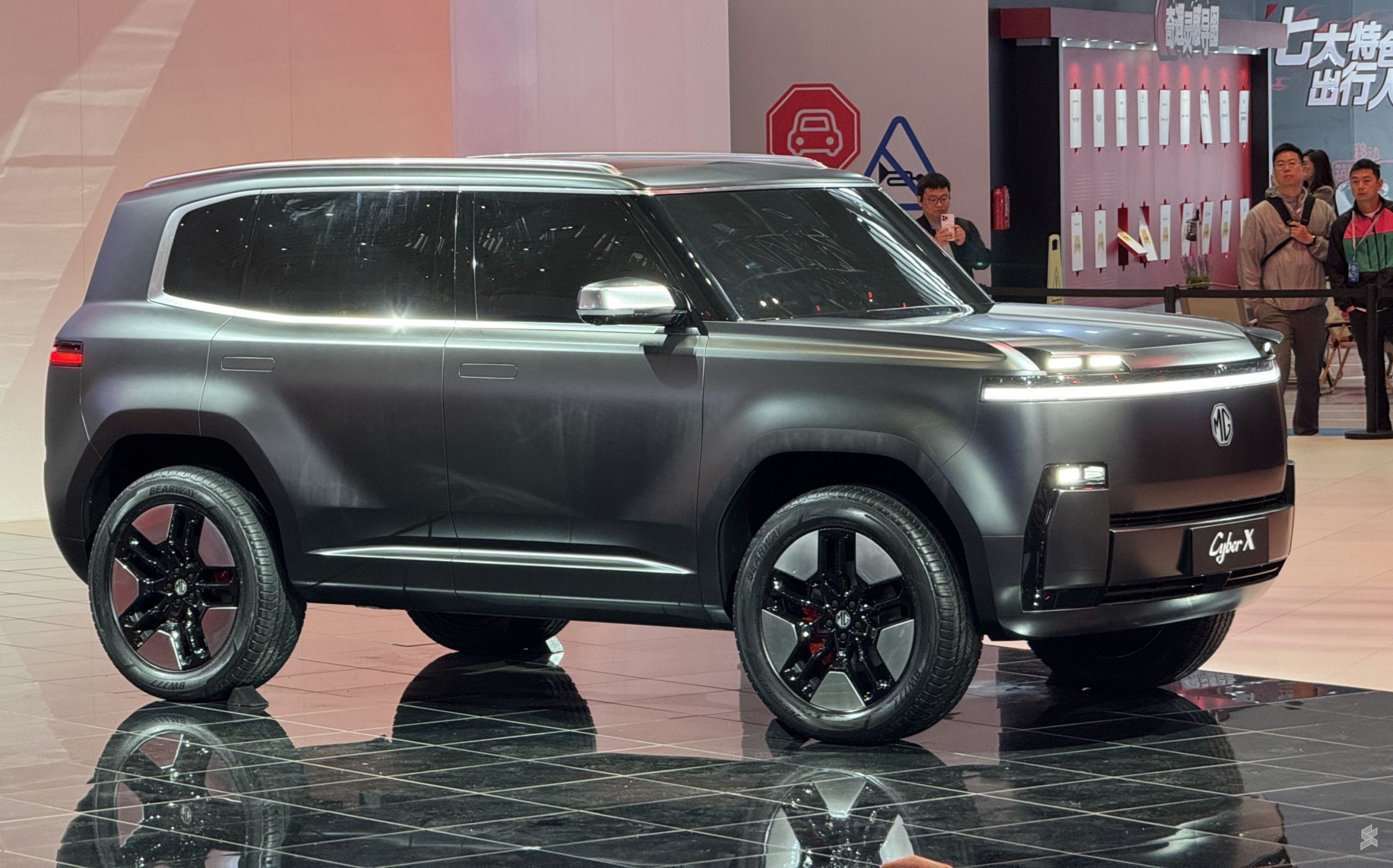 Cyber X: MG's new compact electric SUV featuring pop-up headlights