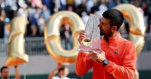Djokovic becomes third man to win 100 ATP titles with Geneva victory