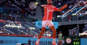 Djokovic crashes to nervous Arnaldi in Madrid opener
