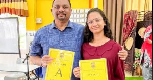Father and daughter score in SPM exams together
