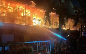 Fire engulfs SMK Tinggi Setapak dormitory