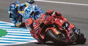 Five in a row: Marc Marquez wins Spanish GP sprint after Quartararo crash