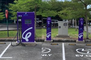 Gentari EV chargers at Pusat Sains & Kreativiti Terengganu