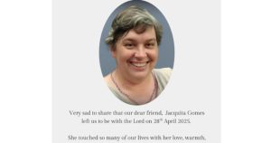 Jacquita Gonzales, widow of MH370 supervisor, dies