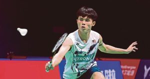 Justin hopes to inspire from the bench at Sudirman Cup