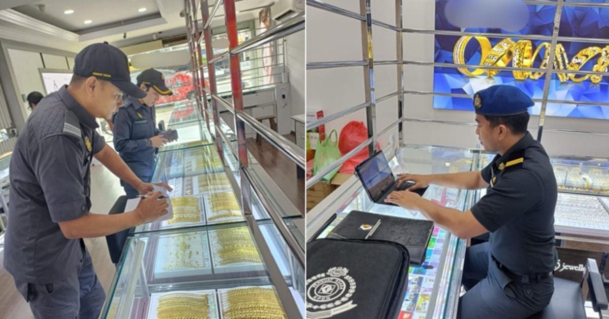 KPDN raid Perak jeweller for using counterfeit trademarks on gold jewellery