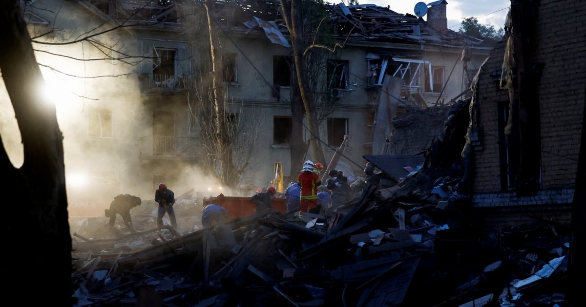 Drone, missile attack on Kyiv kills nine, injures more than 70, says State Emergency Service