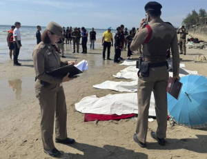 Lima pegawai polis Thailand maut, pesawat kecil terhempas di laut