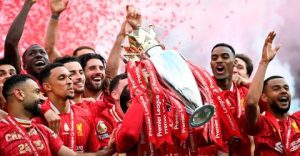Liverpool lift Premier League trophy after Palace draw