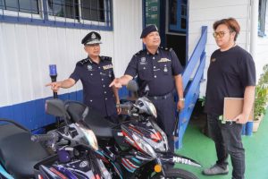 Luyang Police Station receives motorcycles to boost patrol efforts