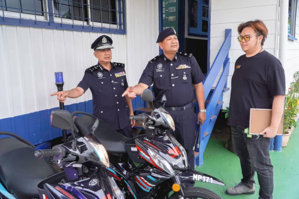 Luyang Police Station receives motorcycles to boost patrol efforts