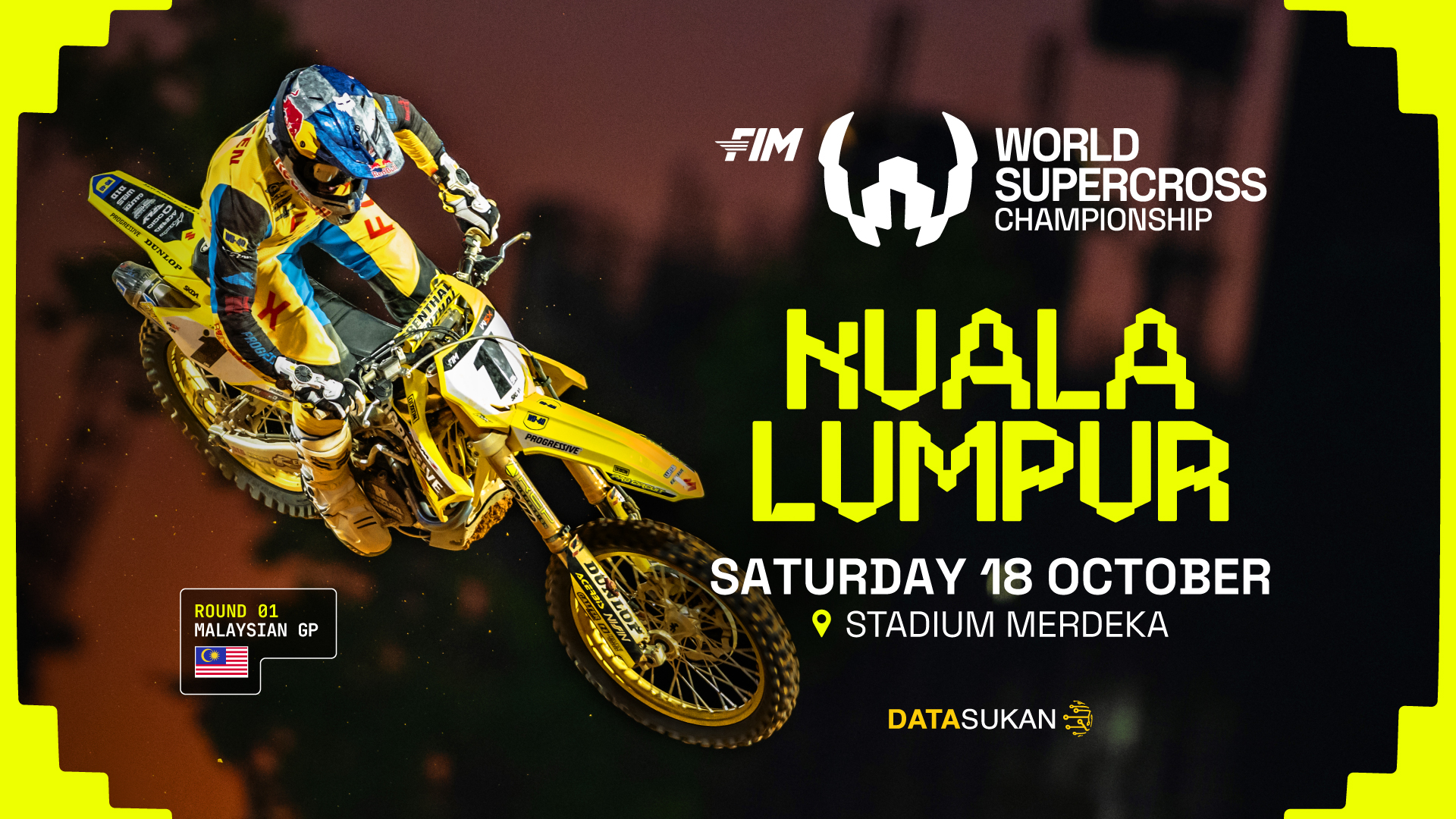 Malaysia julung kali anjur perlumbaan FIM Supercross 2025