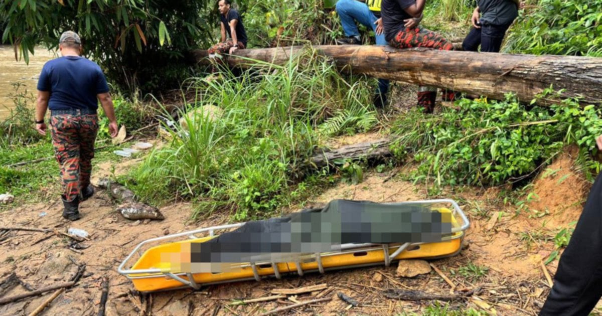 Man found drowned after being swept away by river currents in Dabong