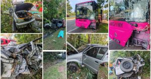 Man killed after being thrown from car rammed by stage bus in Melaka
