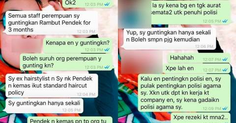 M’sian stunned as boss insists on cutting female staff’s hair