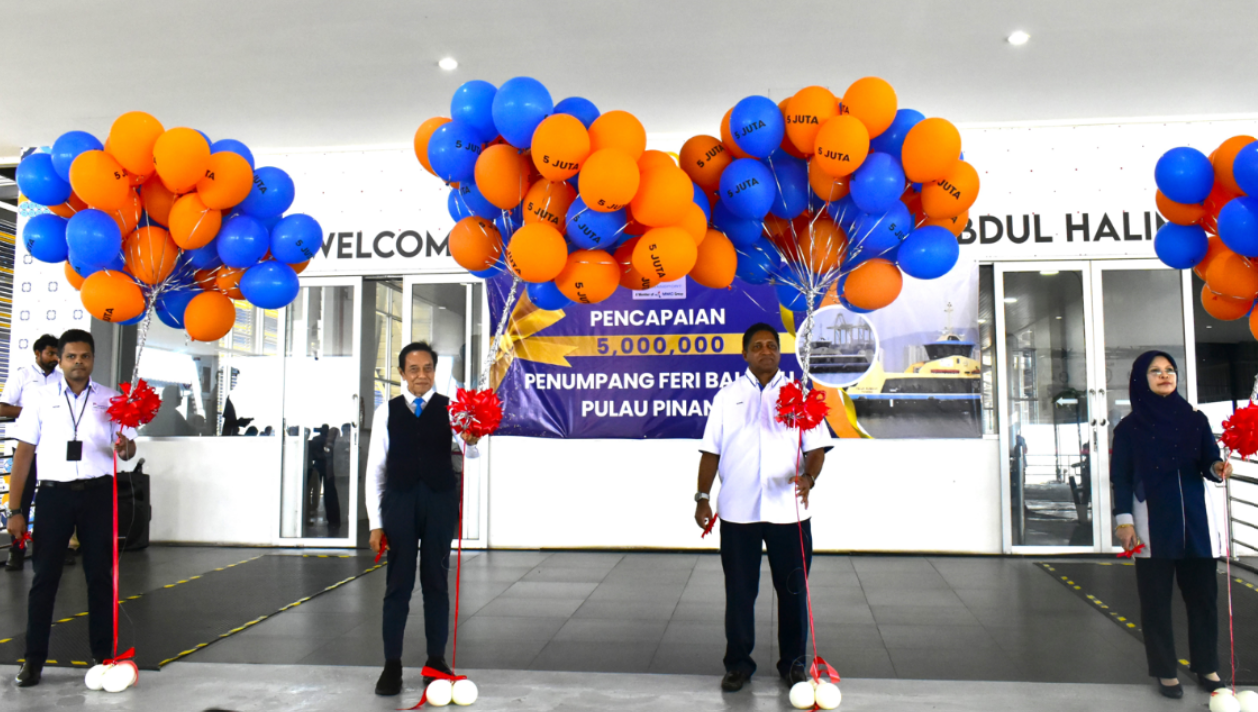 Penang Port rekod kejayaan lima juta penumpang feri
