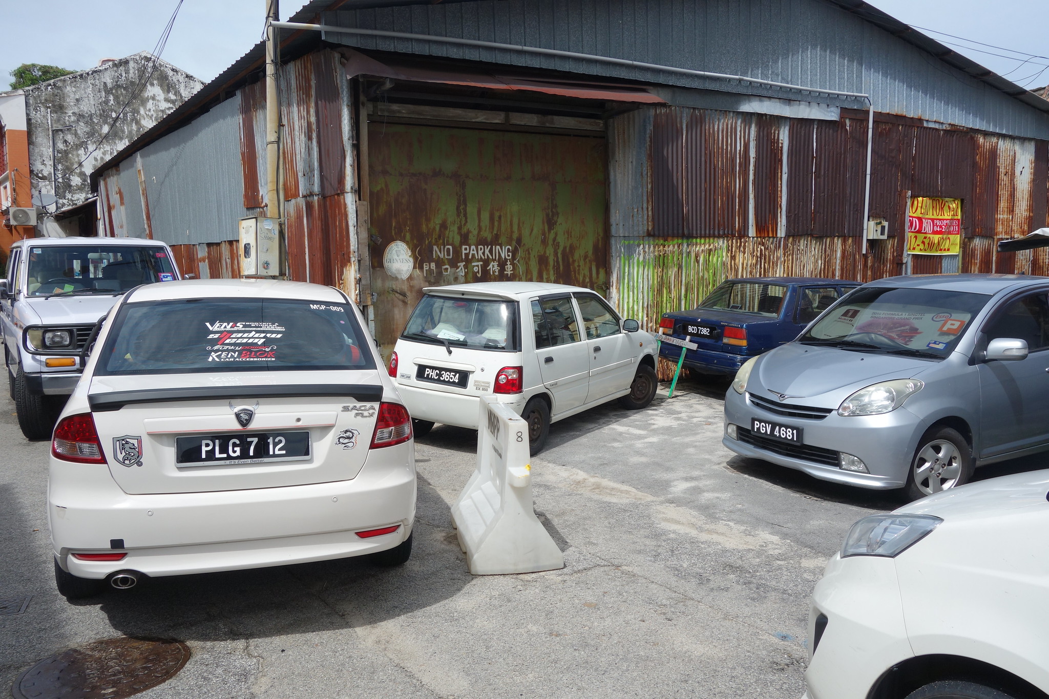 Penang parking cars