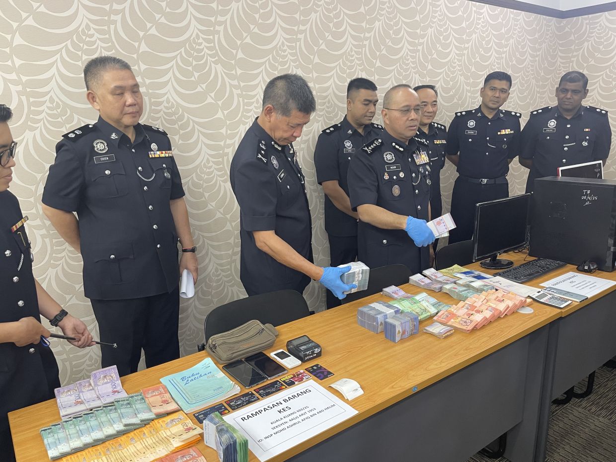 Perak cops raid three illegal lottery centres with RM5mil monthly turnover each