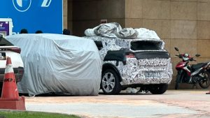 Perodua EV spotted testing on the road and EV charging hub