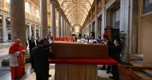 Pope buried in Rome's Santa Maria Maggiore basilica