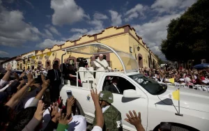 Popemobile converted into clinic for Gazan children