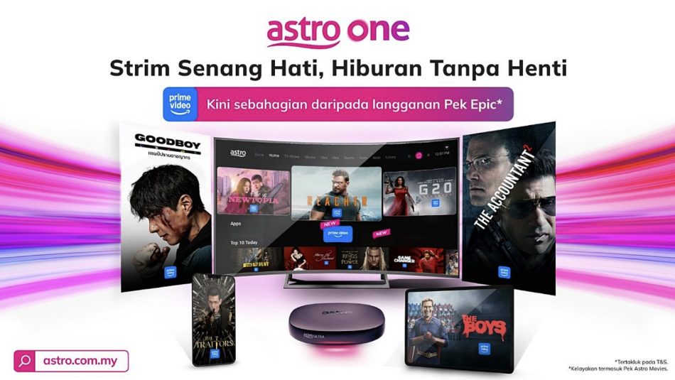 Prime Video Kini Termasuk Dalam Pek Epic Astro One Dan Astro Movies Tanpa Caj Tambahan
