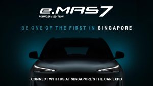 Proton e.MAS 7 Founders Edition Singapore offers rebates, free service, extended warranty