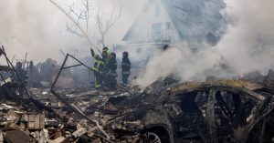 Russia's largest air attack on Ukraine kills at least 12 people