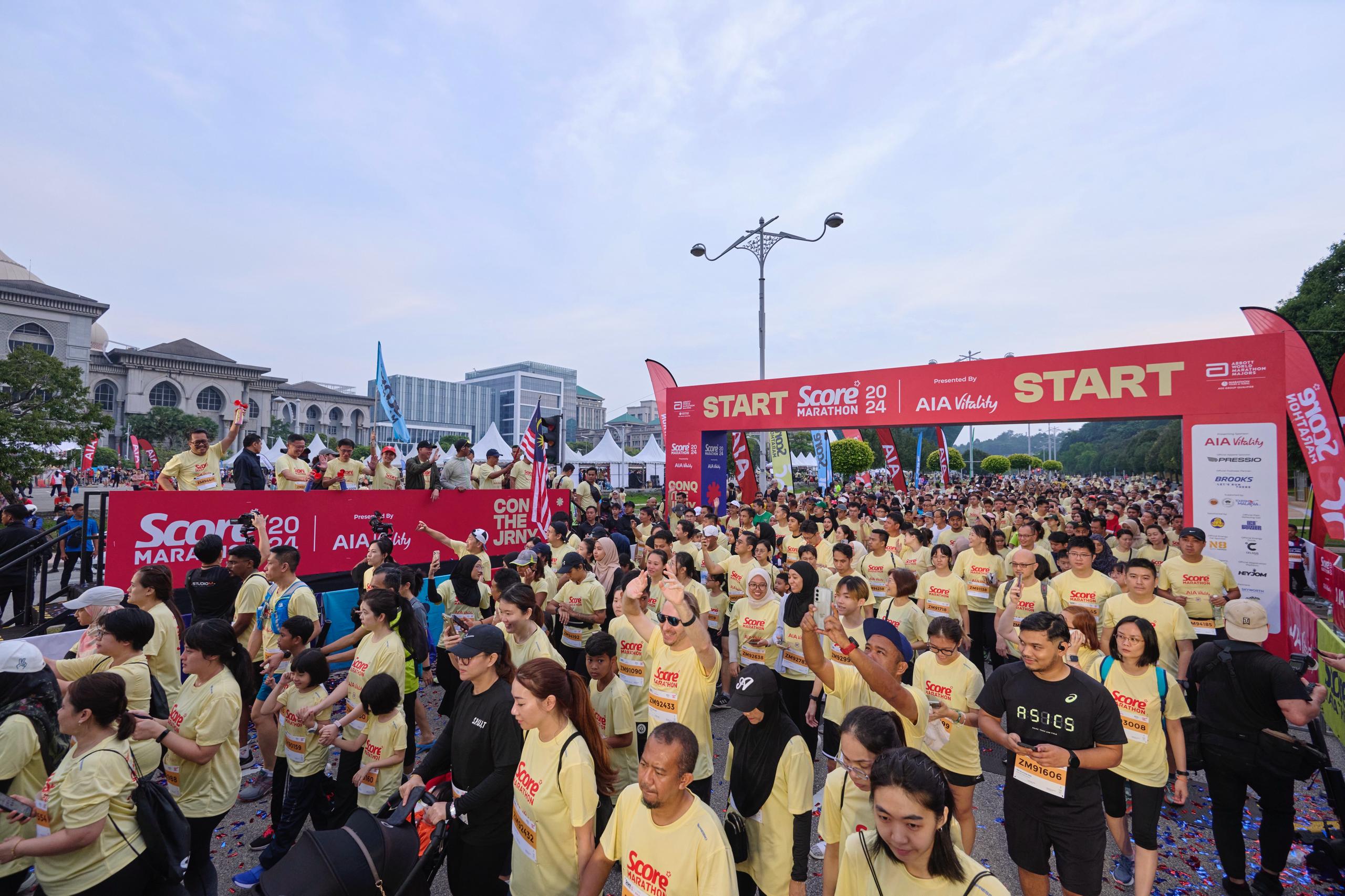 SCORE Maraton 'pikat' 33,000 pelari dari 48 negara
