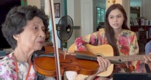 #SHOWBIZ: Bella Astillah says performing with Tun Hasmah is a dream come true