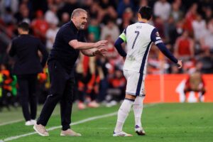 Sacked Postecoglou as hailed ‘a Spurs legend’ by Son